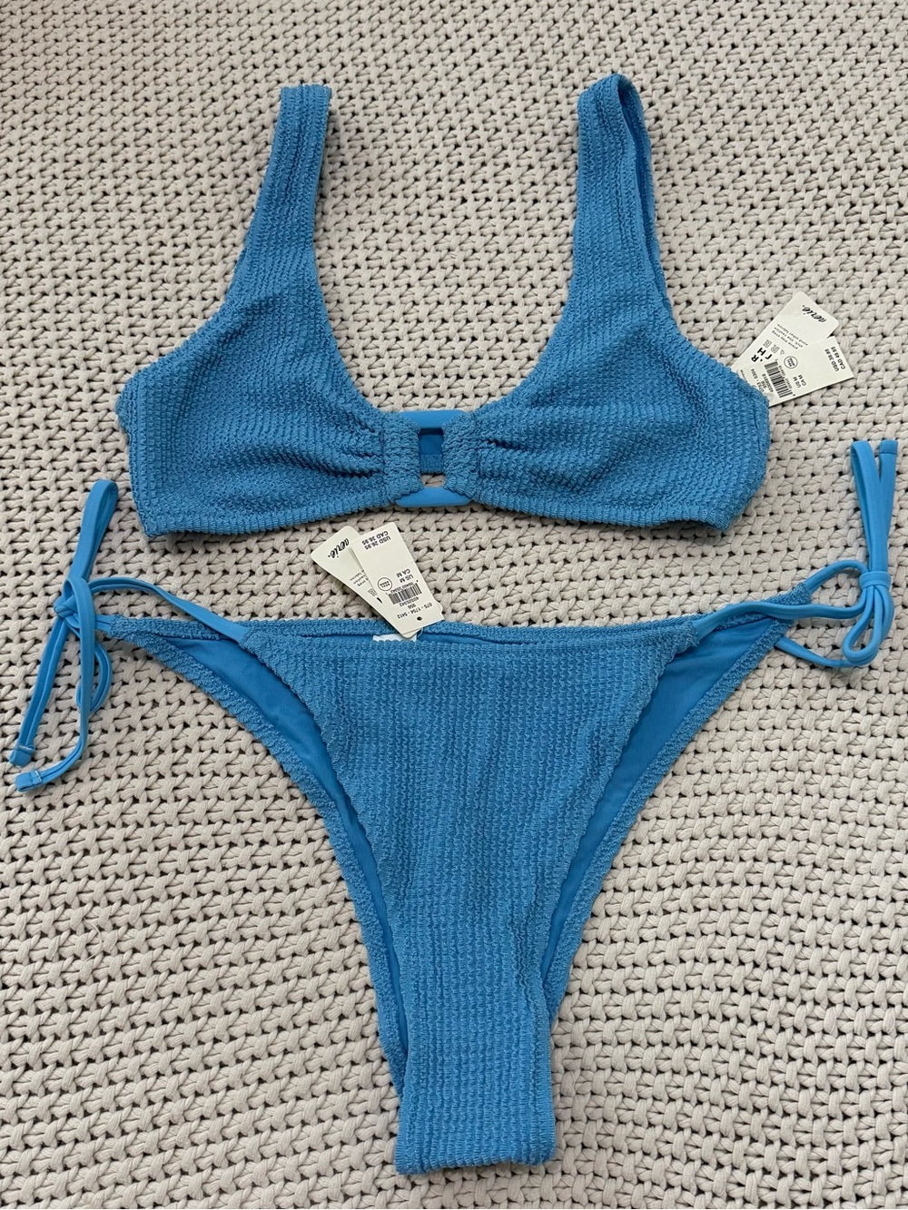 NWT Aerie Blue Bikini Set - Size Medium